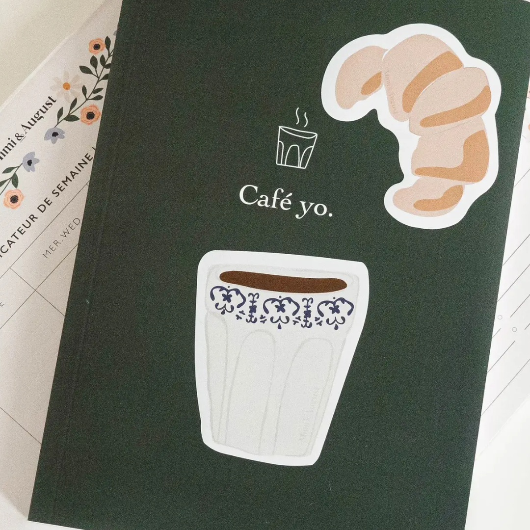Cafe Latte Vinyl Sticker