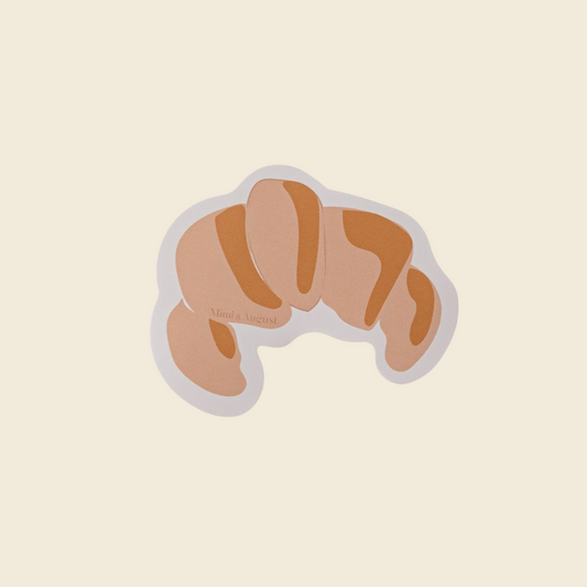 Croissant Vinyl Sticker