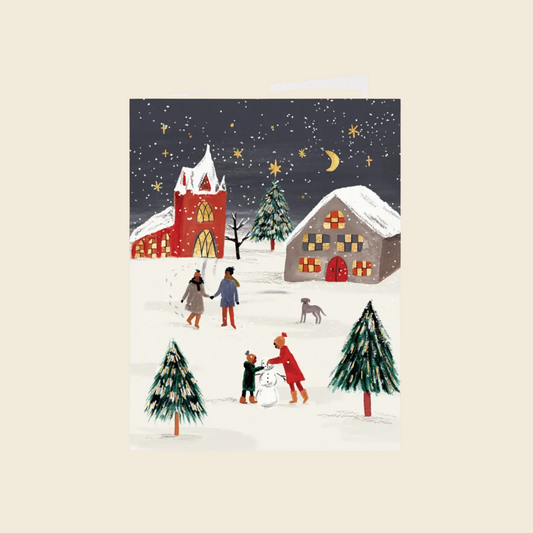"Winter Stroll" Card