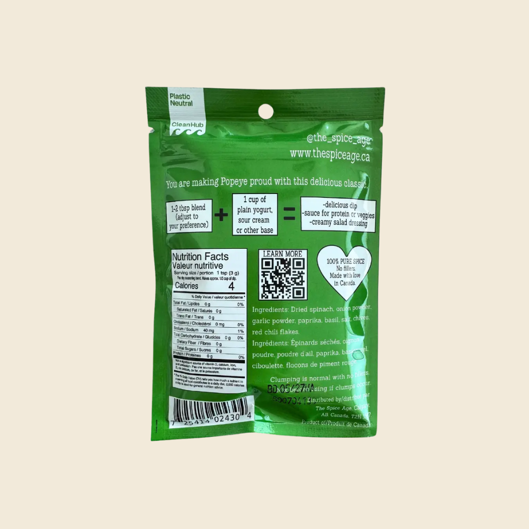 Spinach Dip (Just add yogurt)
