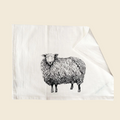 Sheep Print Cotton Tea Towel