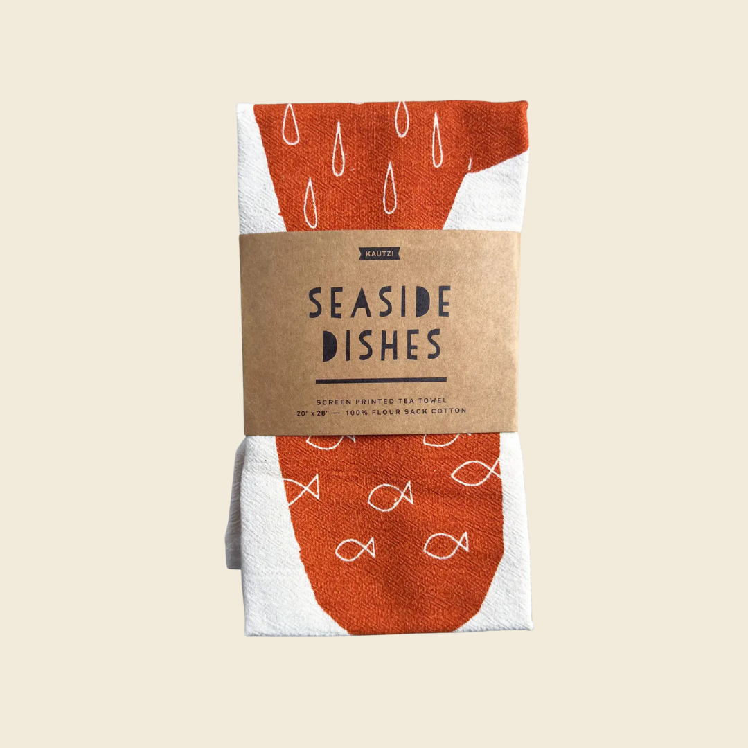 Cotton "Seaside" Tea Towels
