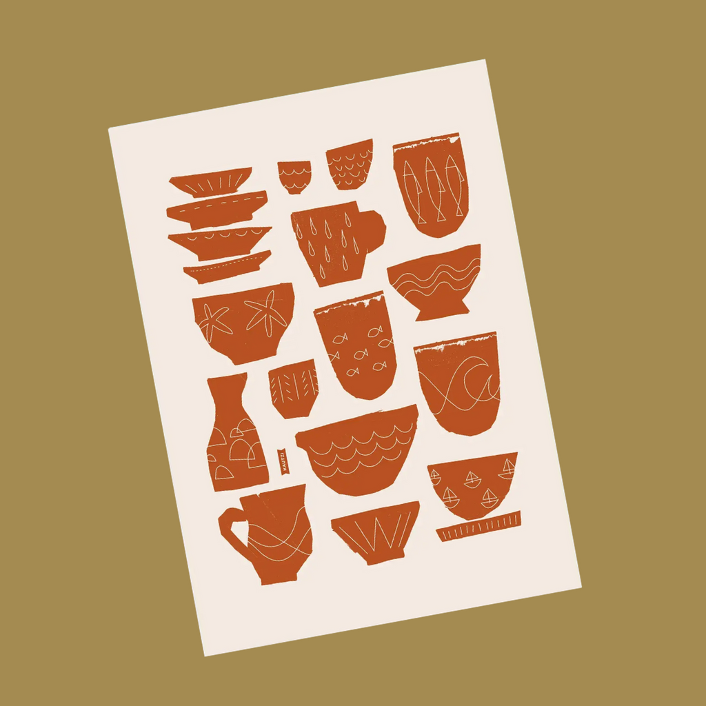 Cotton "Seaside" Tea Towels