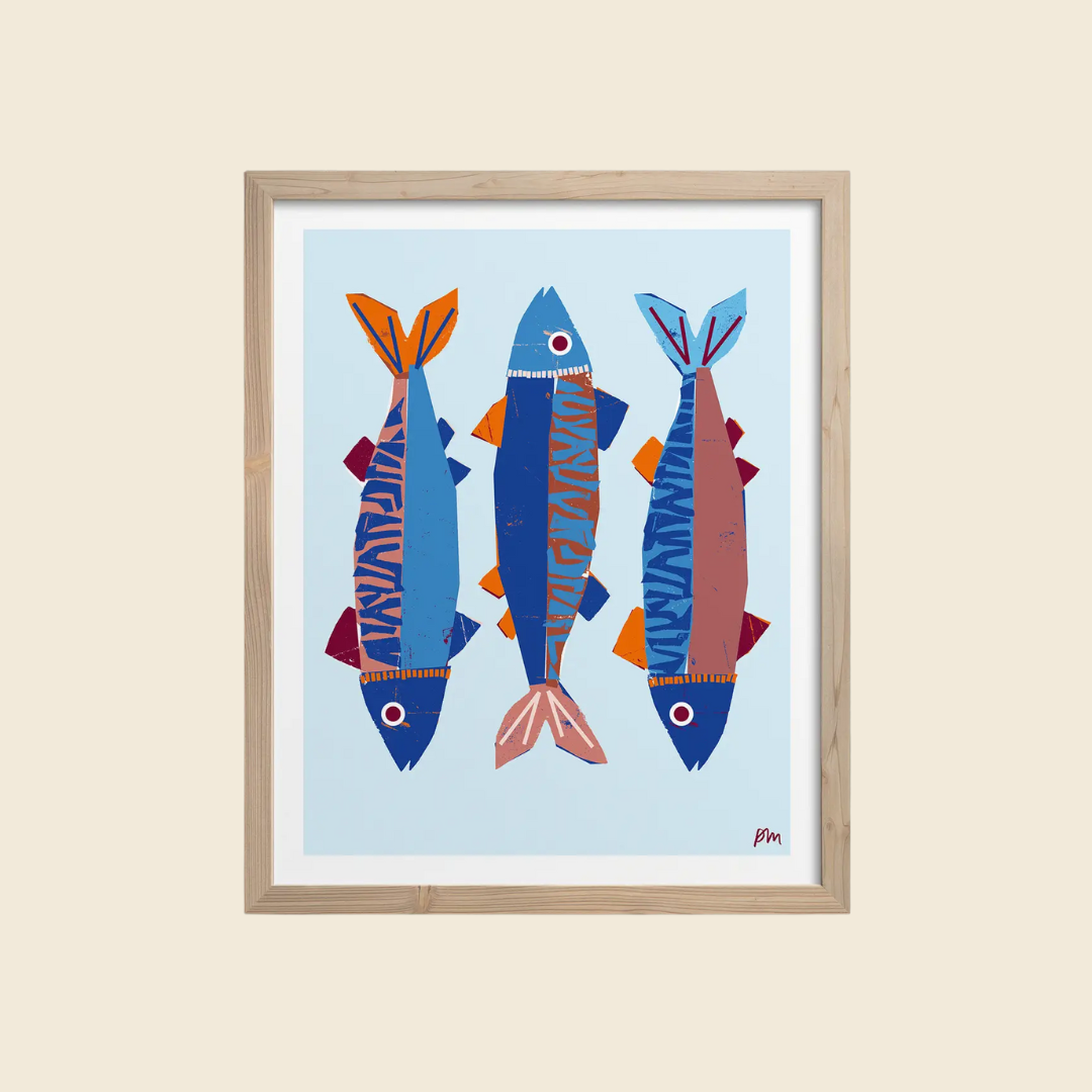 Mackeral Art Print (8x10)