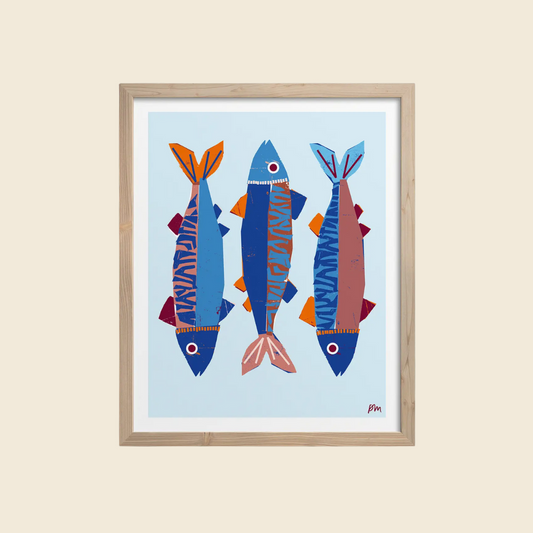 Mackeral Art Print (8x10)