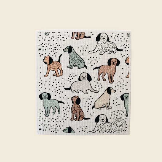 "Puppy Love" Swedish Dish Cloth