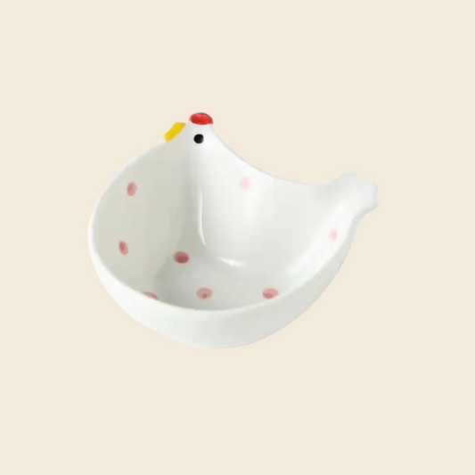 Ceramic Chicken-Shaped Bowl