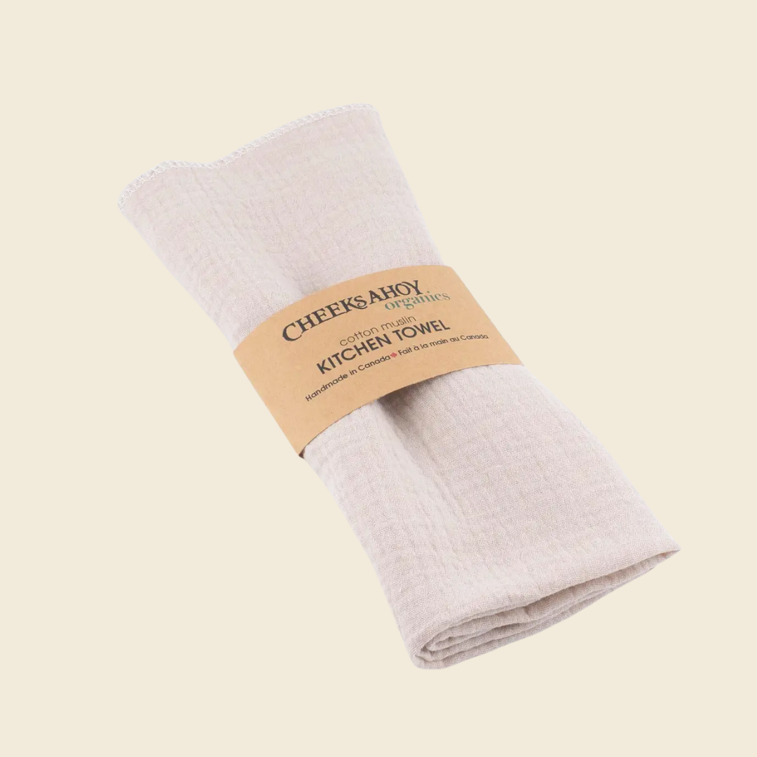 Organic Muslin Kitchen Towel (Biscotti)