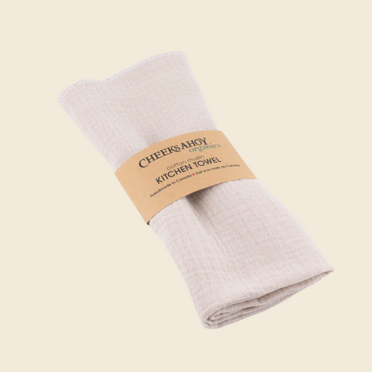 Organic Muslin Kitchen Towel (Biscotti)
