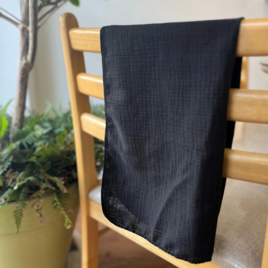 Organic Muslin Kitchen Towel (Charcoal)