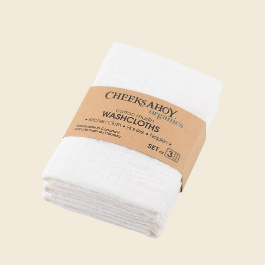 Organic Muslin Kitchen Towel (Cream)