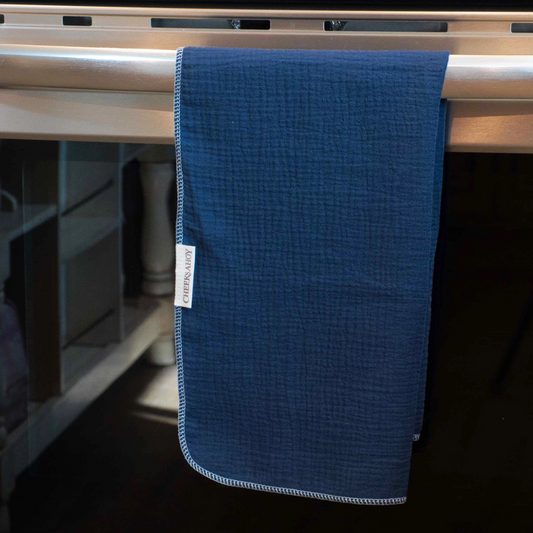Organic Muslin Kitchen Towel (Twilight)