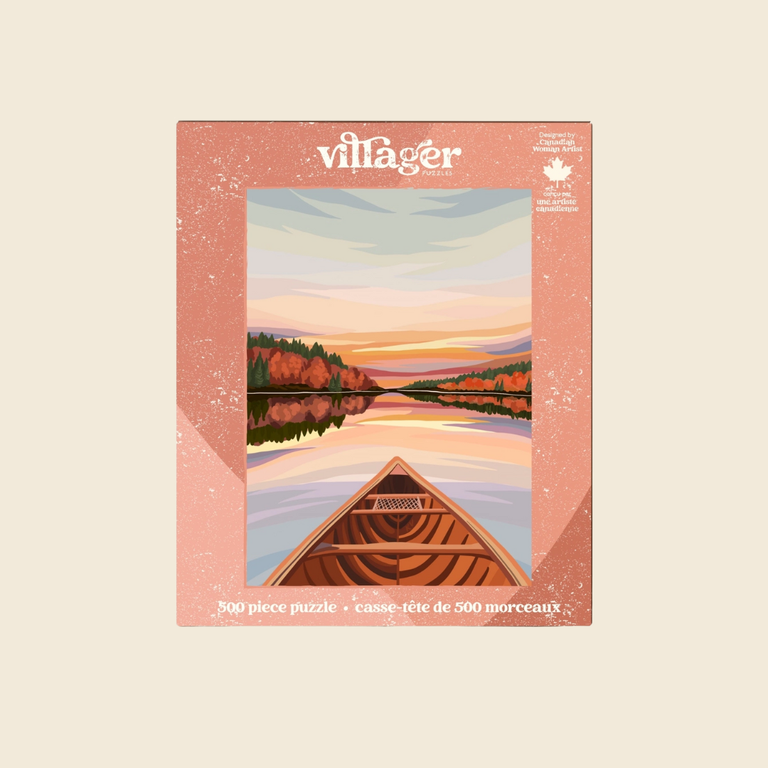 Canoeing At Dawn 500-Piece Puzzle