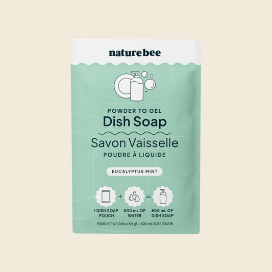 Eucalyptus Mint Dish Soap "Powder to Gel"