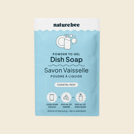 Coastal Mist Dish Soap "Powder to Gel"
