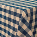 "Navy Check" Table Cloth (54x54)