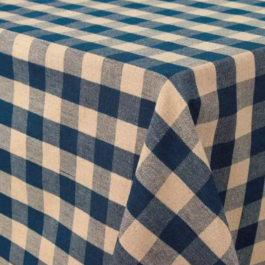 "Navy Check" Table Cloth (54x72)