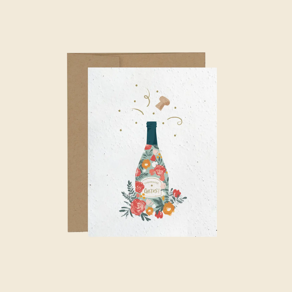 "Cheers" Plantable Greeting Card