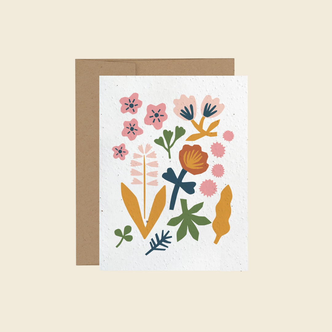 Floral Plantable Greeting Card
