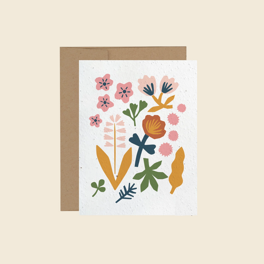 Floral Plantable Greeting Card
