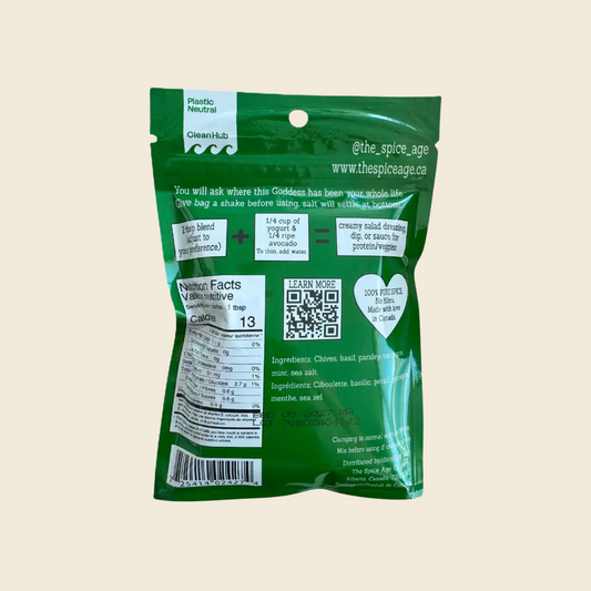 "Saucy Green Goddess" Seasoning