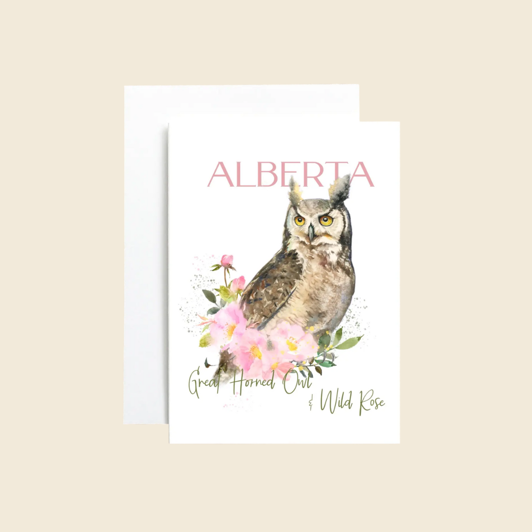 Alberta Greeting Card