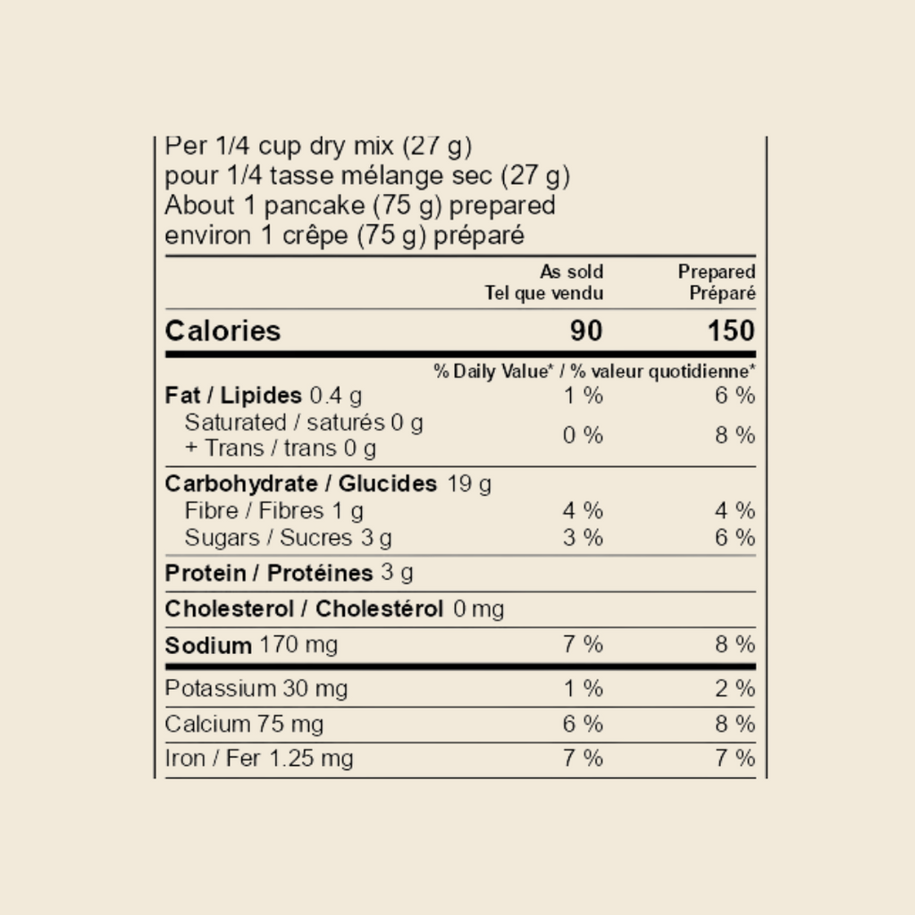 Buttermilk Pancake Mix