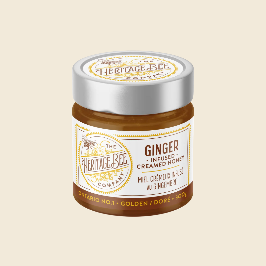 Ginger Infused Creamed Honey