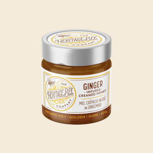 Ginger Infused Creamed Honey