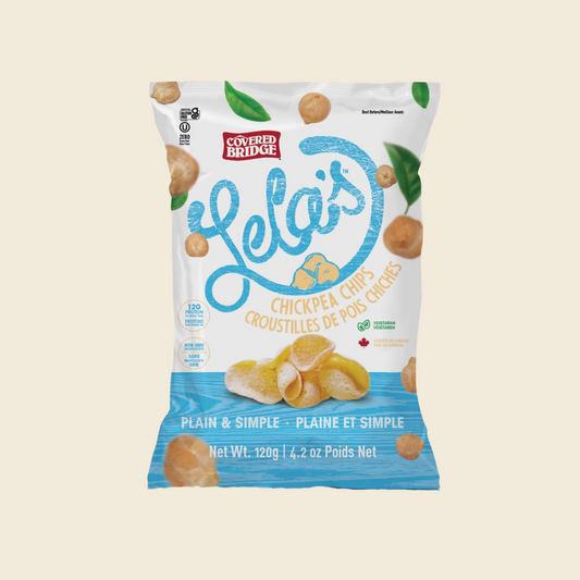 Lela's Chickpea Chips (Plain & Simple)