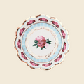 Small Floral Paper Plates