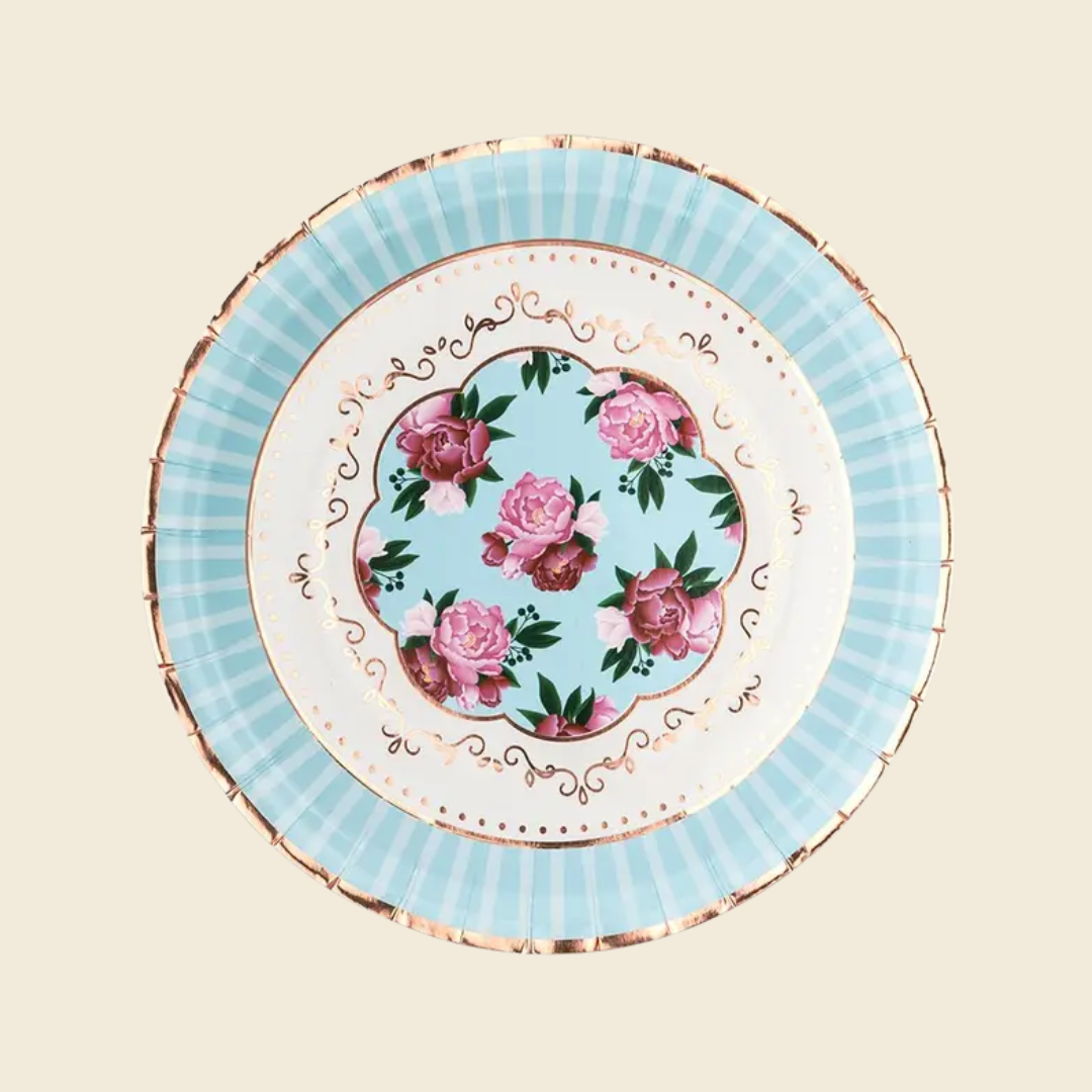 Large Paper Plate (Floral)