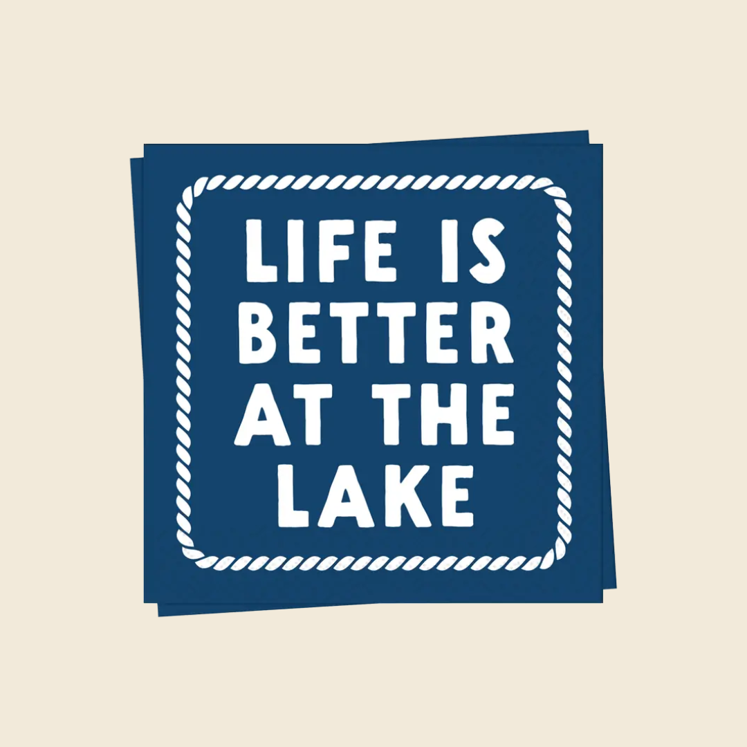 Life is Better at the Lake Napkins