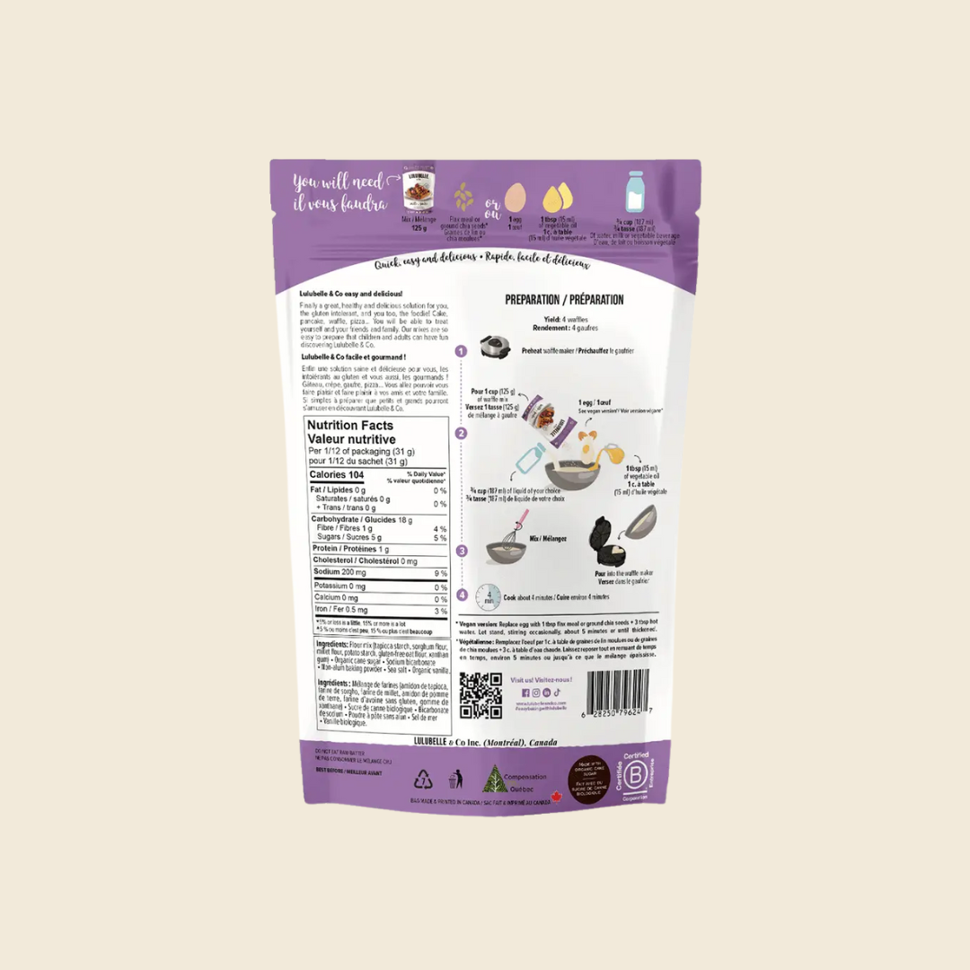Gluten-Free Waffle Mix
