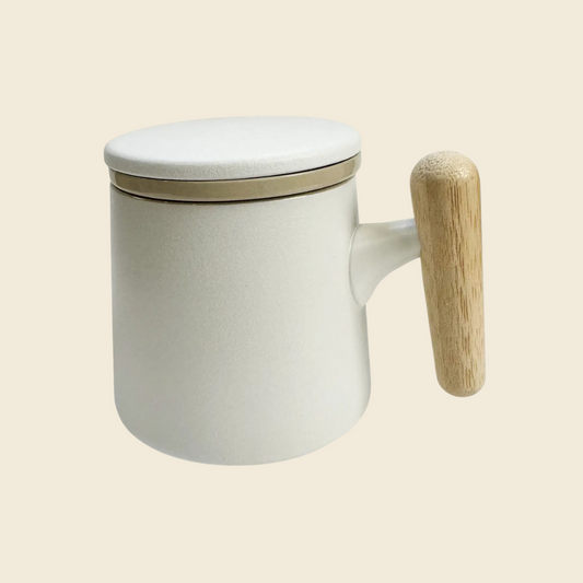 Japanese Style Ceramic Mugs with Infuser