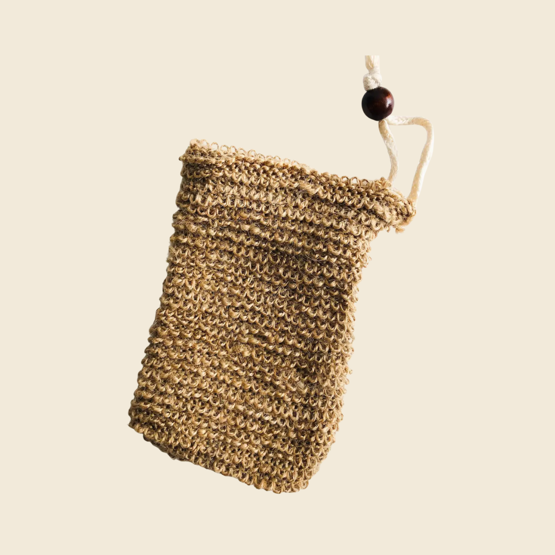 Organic Handmade Jute Soap Bag