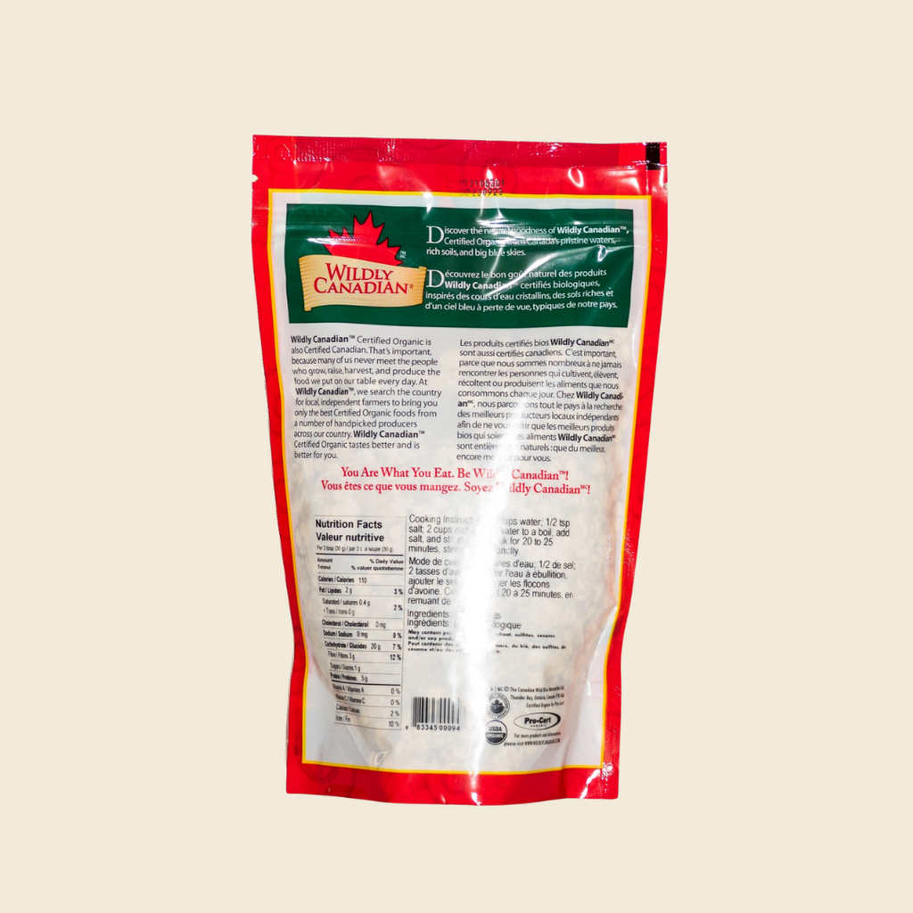 Organic Old Fashioned Large Rolled Oats