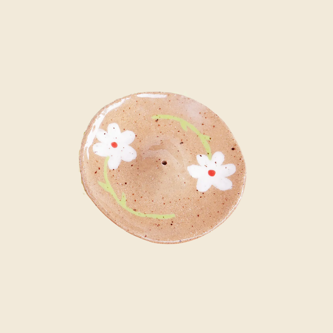Ceramic Incense Holder - Daisy