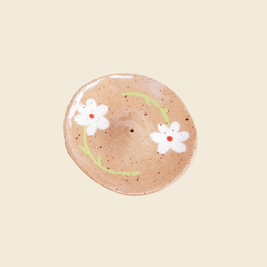 Ceramic Incense Holder - Daisy