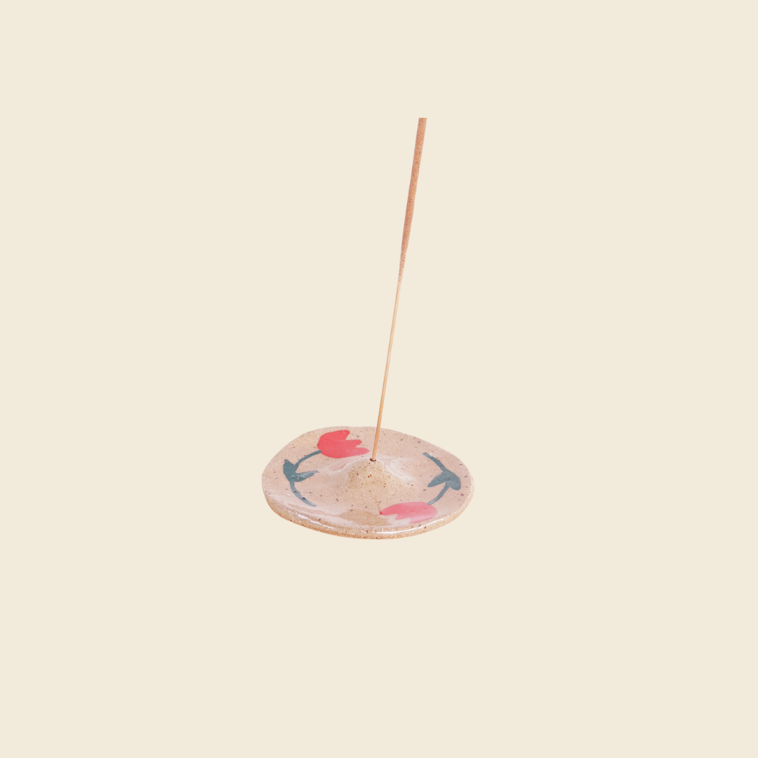 Ceramic Incense Holder - Tulip