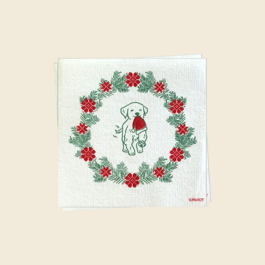 Chien Bonnet Cocktail Napkins