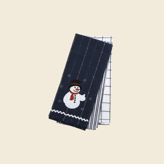 3 Piece Snowman Towels