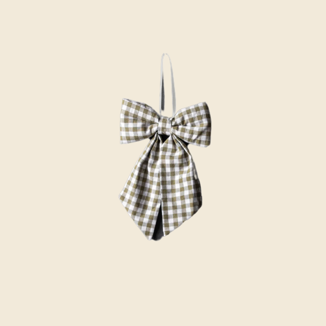 Gingham Bow