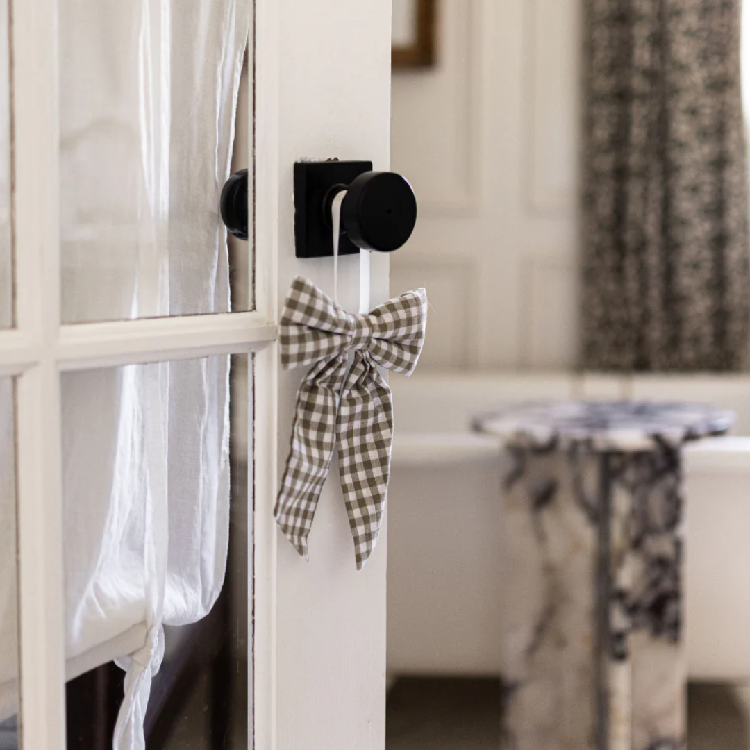 Gingham Bow