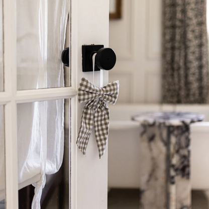 Gingham Bow