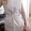 Taupe Stone-Washed Apron