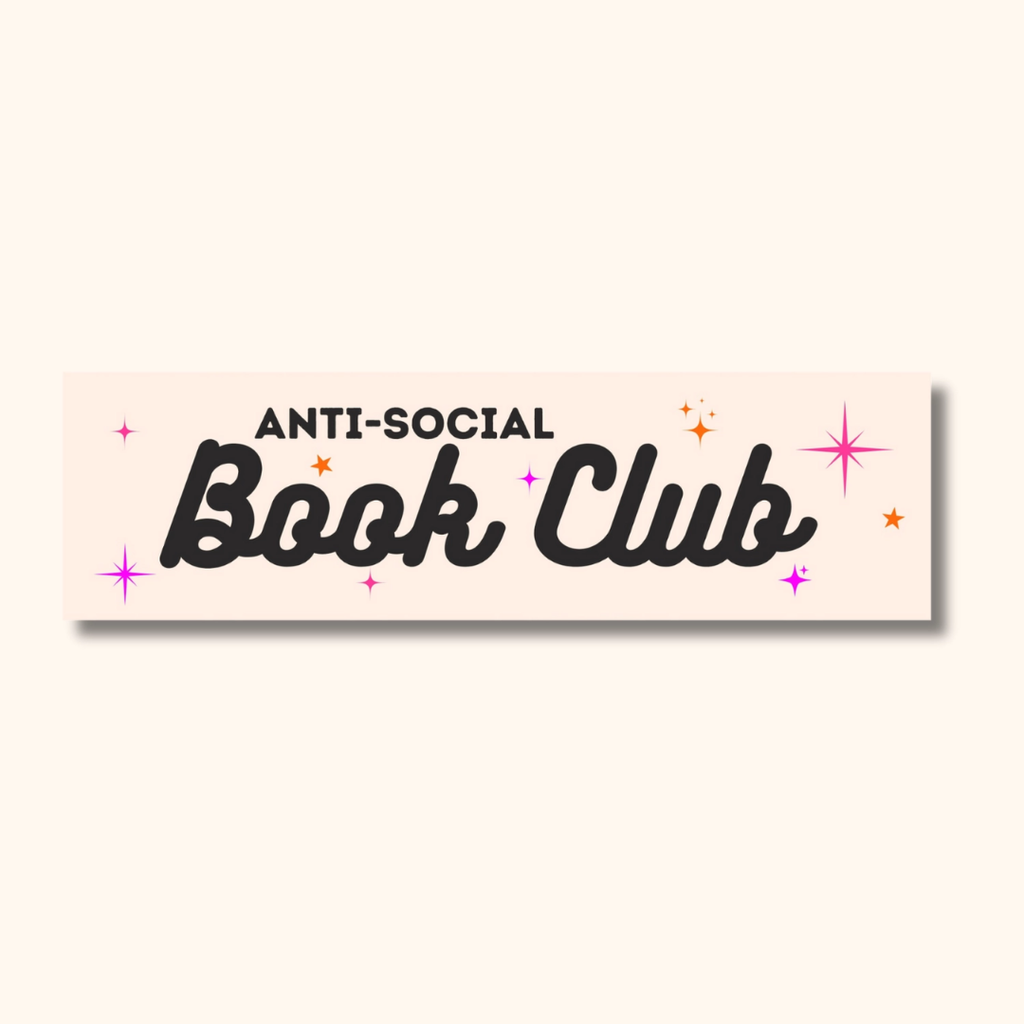 Anti-Social Book Club Bookmark