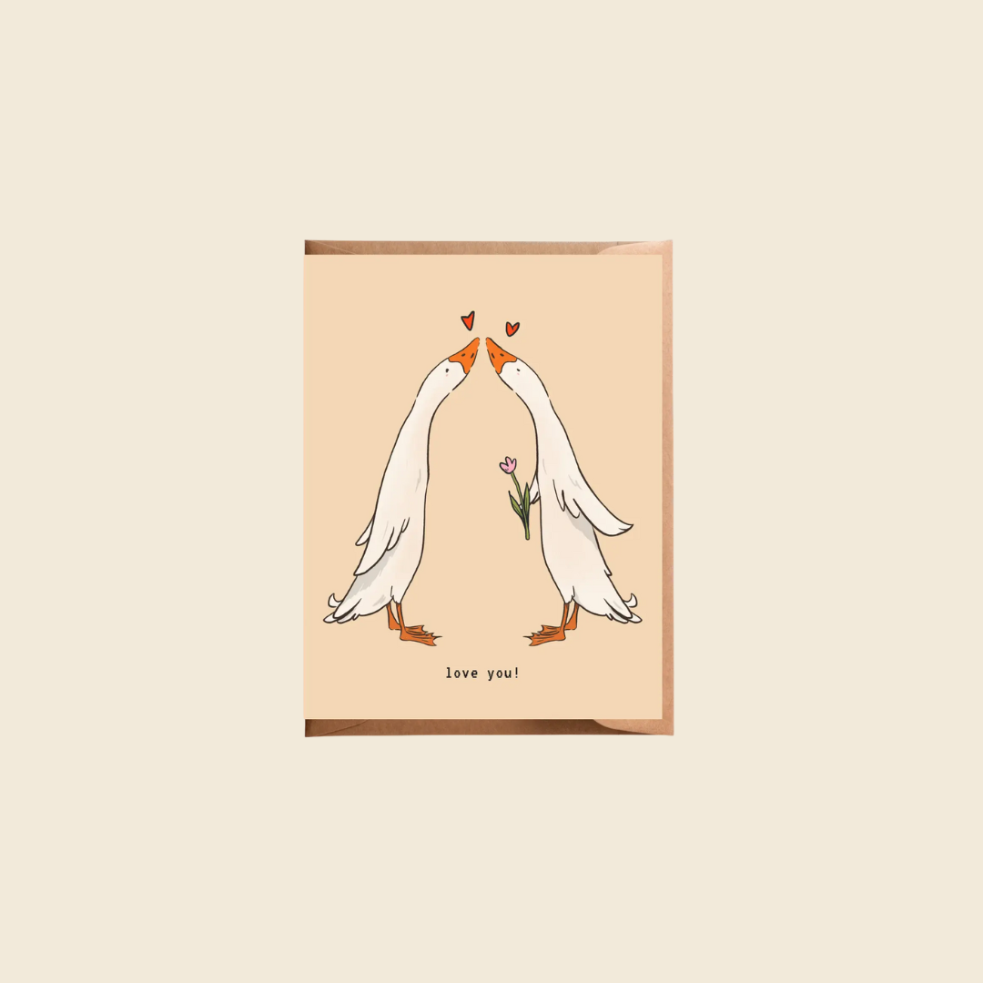 Love You Geese Card