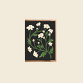 White Flower Card