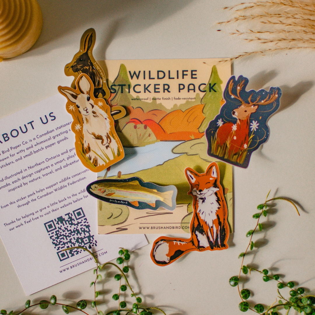 Large Wild Sticker Wildlife Sticker Pack – Perth General Store